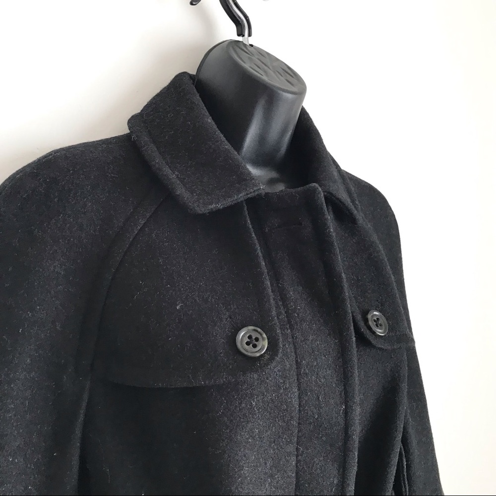 Gap Wool Blend Button Down Belted Classic Style B… - image 4